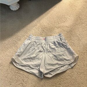 White Lululemon shorts